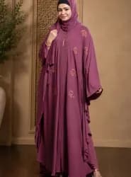 Celestial Silk Festive Cape Borka Set