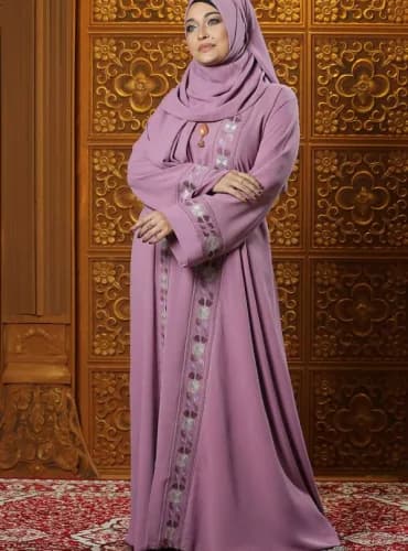 Midnight Velvet Layered Borka Set